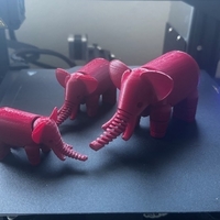 Small Elephant 3D Printing 49190