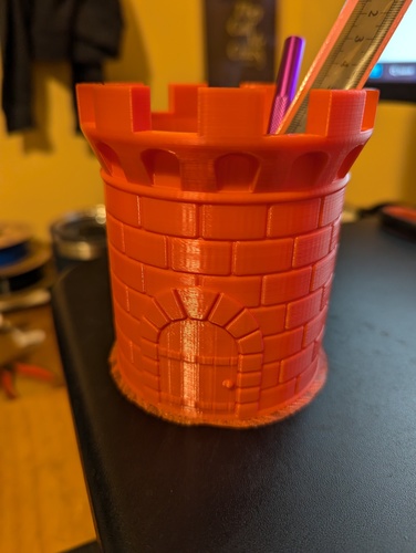 CASTLE PEN HOLDER 3D Print 49648