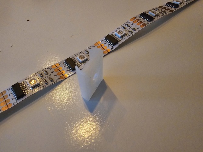 Flexible LED Strip Clip 3D Print 49932