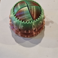 Small Mechanical Iris Dome Box Print-In-Place 3D Printing 50088