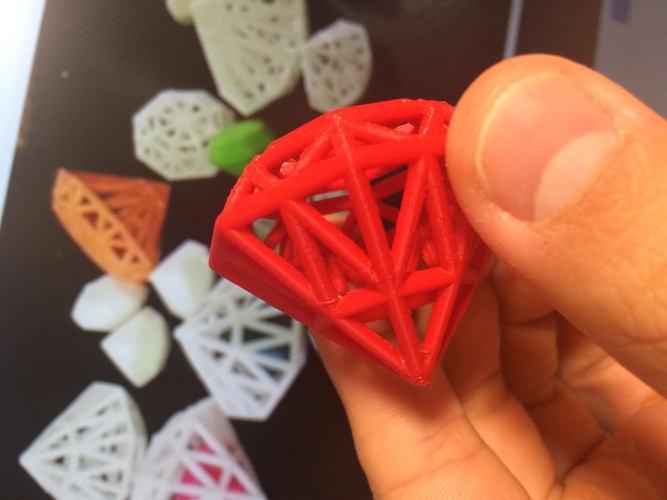 Diamond Lattice 3D Print 506