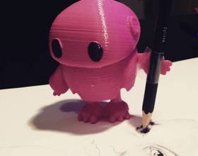 3D Printed Wip: Tiny articulated bot by BQ 3D | Pinshape