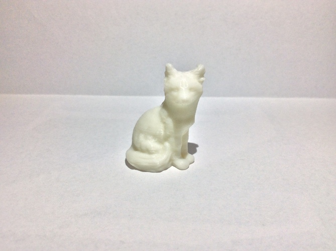 Sitting Fox 3D Print 5643