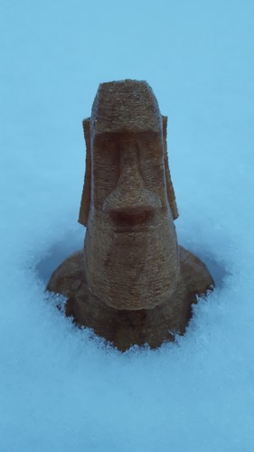 Low Poly Moai 3D Print 6185