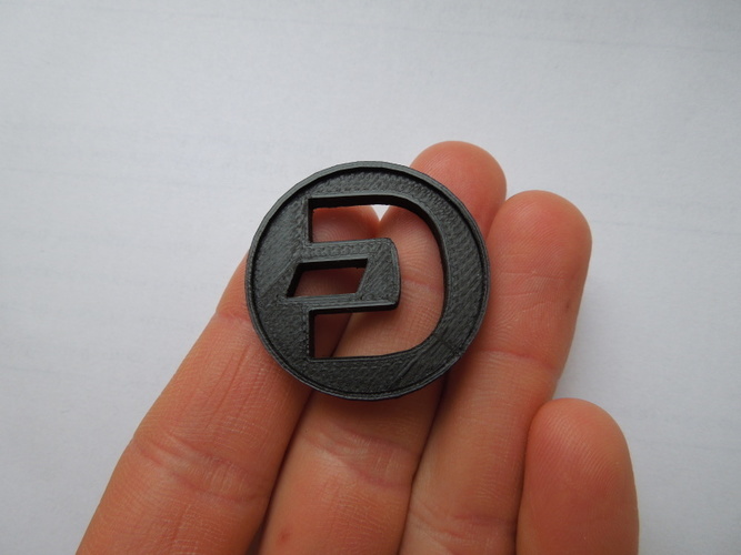 Dash Coin / Logo coin / cryptocurrency 3D Print 6231