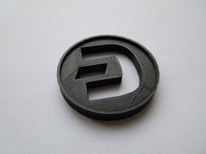 Dash Coin / Logo coin / cryptocurrency 3D Print 6235