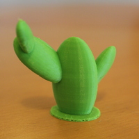 Small Support Free Cactus 3D Printing 636
