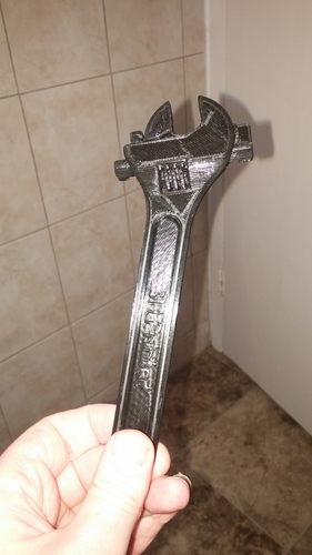 Fully assembled 3D printable wrench 3D Print 6417