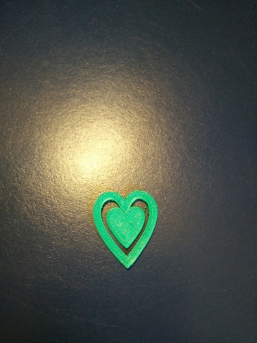 MkrClub.com Heart-Shaped Paperclip 3D Print 6624