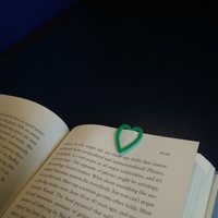Small MkrClub.com Heart-Shaped Paperclip 3D Printing 6625