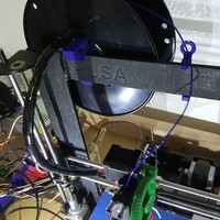 Small Horizontal filament holder 3D Printing 6634