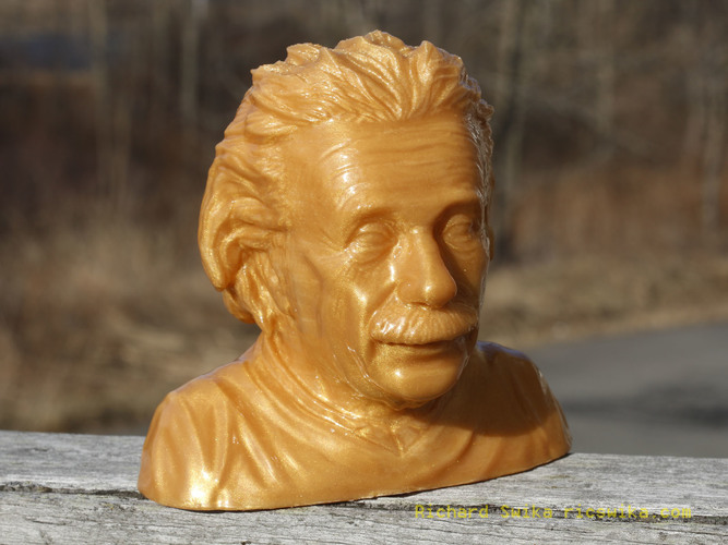 Einstein Bust (14K) 3D Print 6754