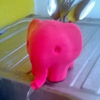 Small Elephant Utensils Drainer 3D Printing 679
