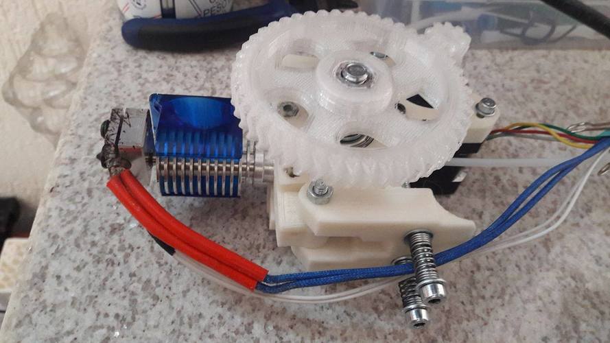 Compact extruder for E3D V6 3D Print 6801