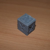 Small XYZ 20mm Calibration Cube 3D Printing 6879