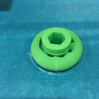 Small Fully Assembled Ball Bearing 3D Printing 6890