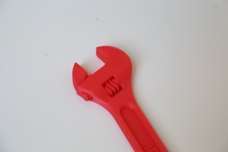 Fully assembled 3D printable wrench 3D Print 6891