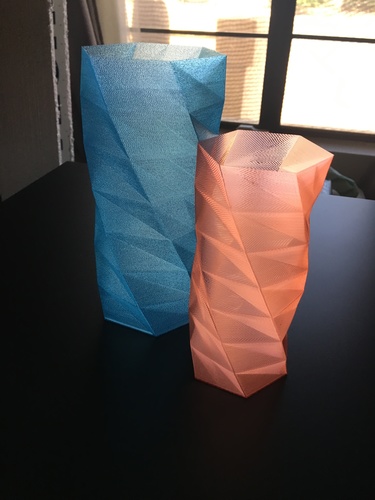 Geometric Vases 3D Print 6971