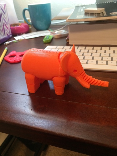 Elephant 3D Print 7025