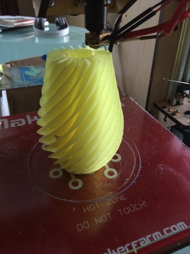 Wave Vase 3D Print 7106