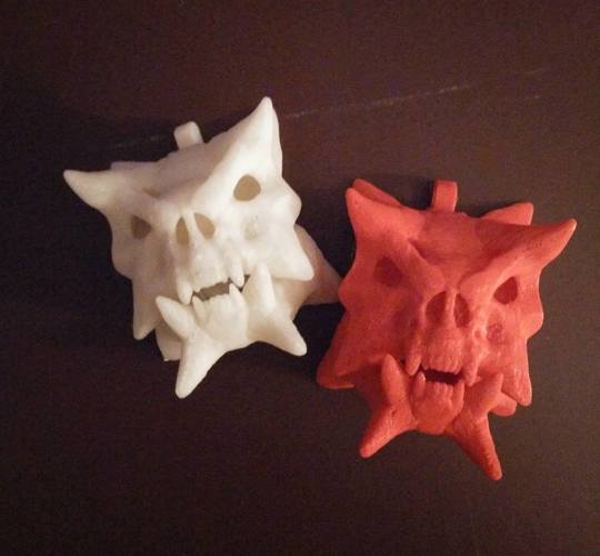 Gankra Skull Charm  3D Print 7327