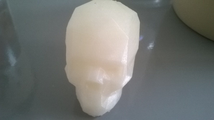 Low Poly Skull 3D Print 7465
