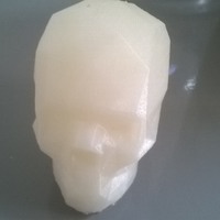Small Low Poly Skull 3D Printing 7465