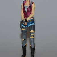 Small Claire Redfield - Resident Evil - Pose01 3D Printing 7583