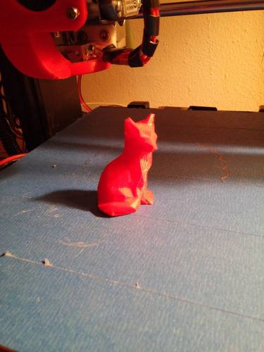 Low Poly Fox 3D Print 8000