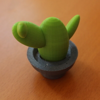 Small Cactus Pot 3D Printing 802