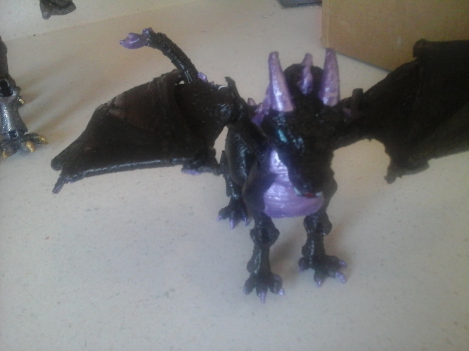 "Braq"  jointed dragon 3D Print 8144