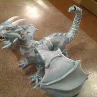 Small "Braq"  jointed dragon 3D Printing 8148