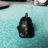 Small Stormtrooper Head Keychain 3D Printing 8422