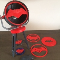 Small batman v/s superman light 3D Printing 8502