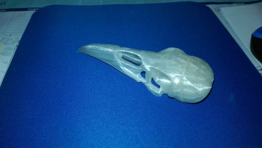 Boneheads: Raven - Skull Kit - PROMO - 3DKitbash.com 3D Print 8673