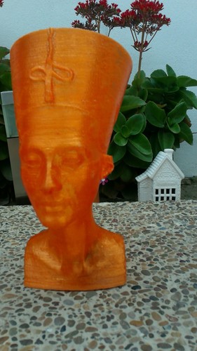 Nefertiti Bust [Hollow] 3D Print 8684