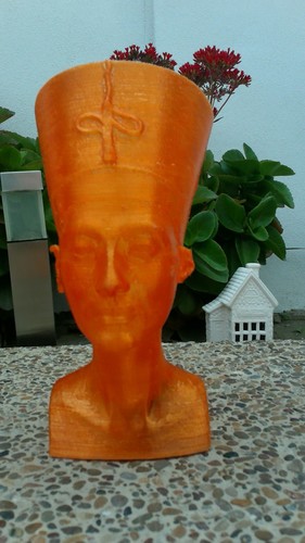 Nefertiti Bust [Hollow] 3D Print 8685