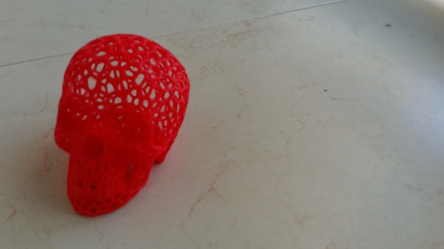 Skull lamps - Voronoi Style 3D Print 8687