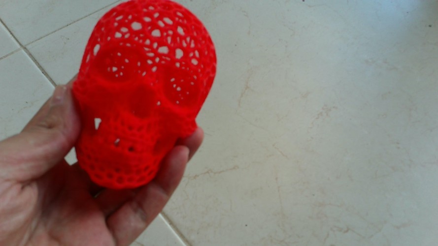 Skull lamps - Voronoi Style 3D Print 8688
