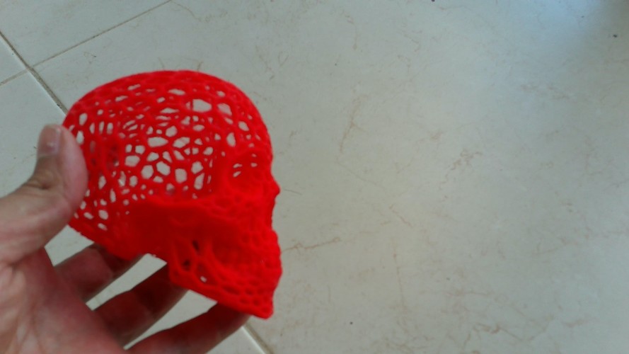 Skull lamps - Voronoi Style 3D Print 8689