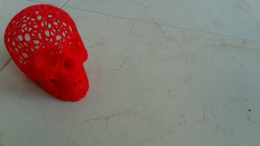 Skull lamps - Voronoi Style 3D Print 8691