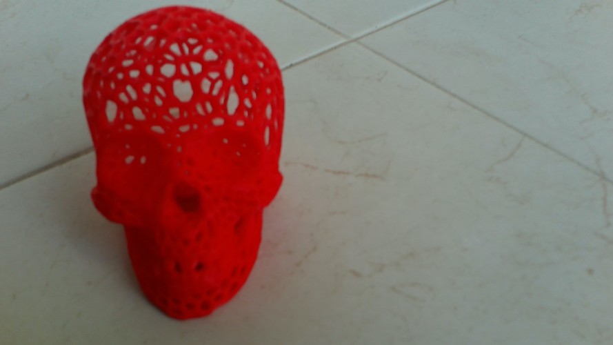 Skull lamps - Voronoi Style 3D Print 8692