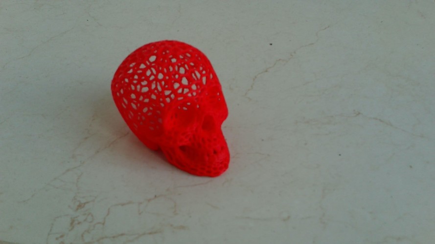 Skull lamps - Voronoi Style 3D Print 8693