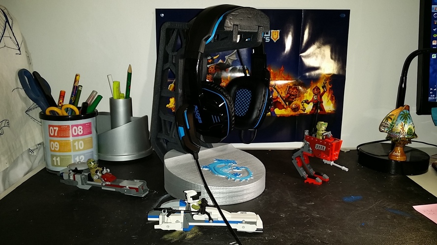 Headphone Stand 3D Print 8795