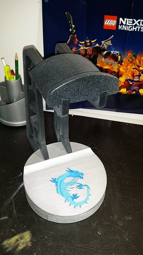 Headphone Stand 3D Print 8797