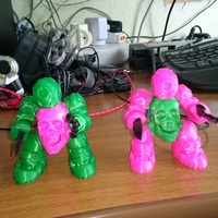 Small SkullBot 001 - via 3DKToys 3D Printing 9047