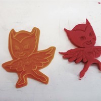 Small PJ MASKS cookie / clay cutter - Owlette | Gekko | Catboy 3D Printing 9142