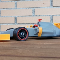 Small OpenR/C Formula 1 car 3D Printing 9517