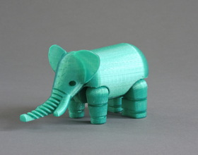 3D Printed Elephant by le FabShop | Pinshape