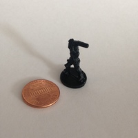 Small OmniDerby Girl (18mm scale) 3D Printing 9804